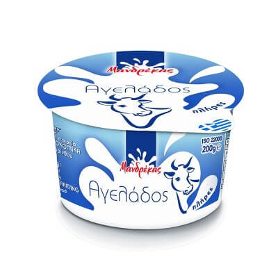 Γιαούρτι Αγελάδος 3.85% Λιπ. 200gr Μανδρέκας
