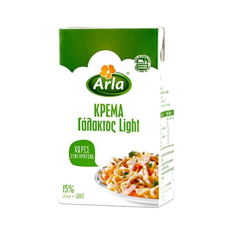 Κρέμα Γάλακτος Light UHT 15% 250ml Arla