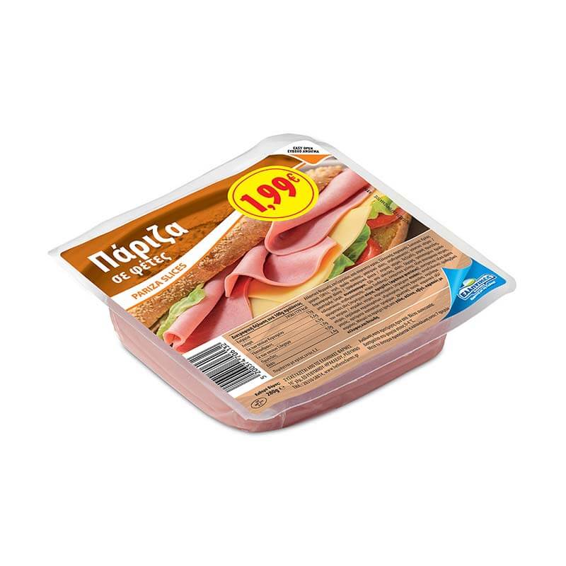 Πάριζα σε Φέτες Economy 280gr Ελληνικές Φάρμες