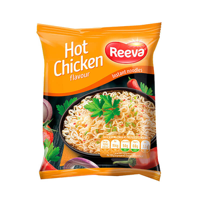 Instant Noodles Καυτερό Κοτόπουλο 24Χ60gr Reeva