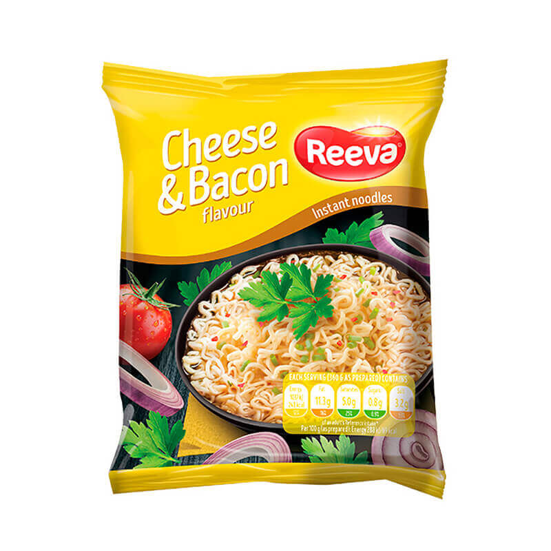 Instant Noodles Cheese & Bacon 24Χ60gr Reeva