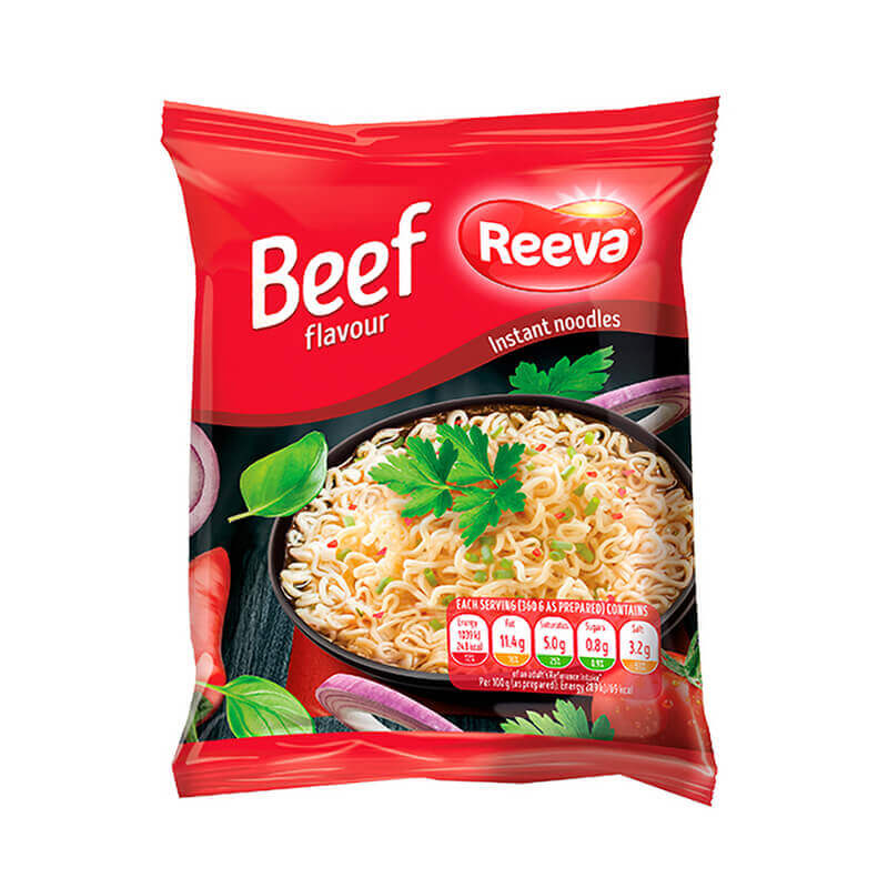 Instant Noodles Βοδινό 24Χ60gr Reeva