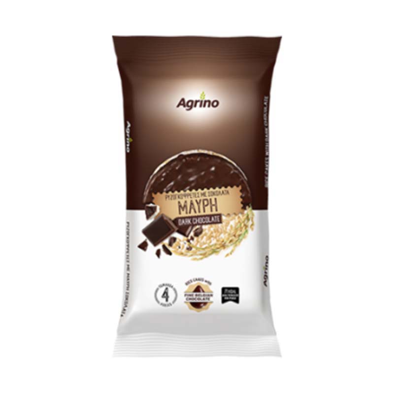 Ρυζογκοφρέτα με Σοκολάτα Υγείας 60gr Agrino