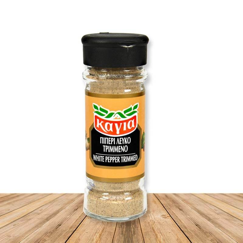 Πιπέρι Λευκό Τριμ. Βάζο 58gr Καγιάς