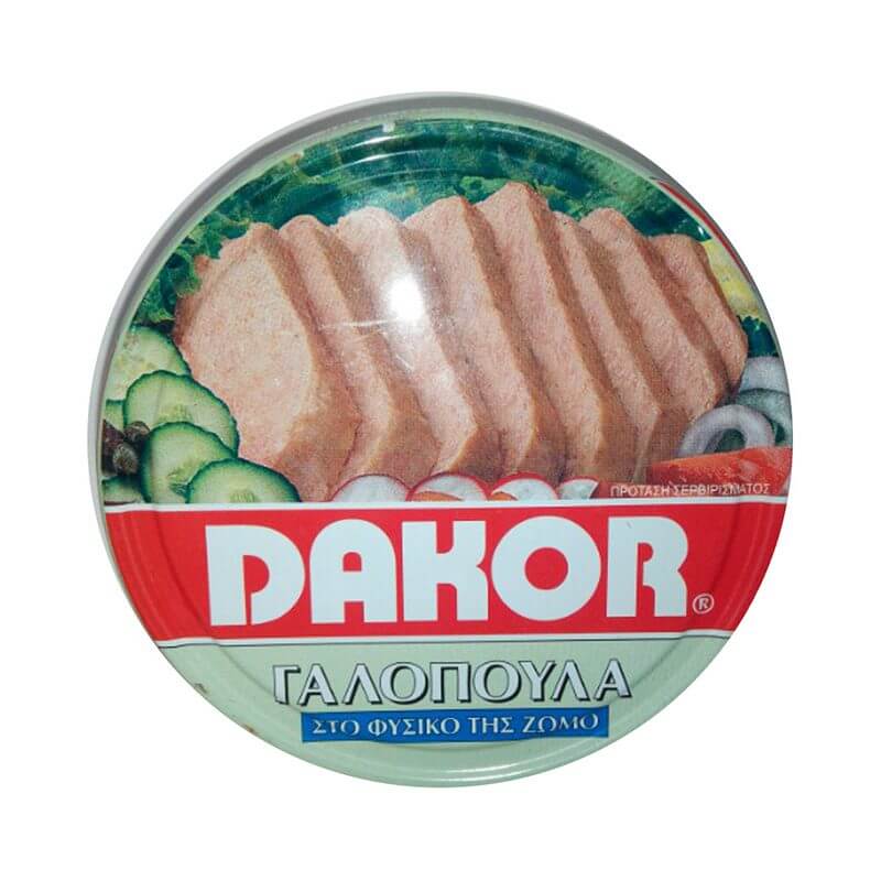 Γαλοπούλα Κονσέρβα 200gr Dakor