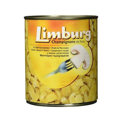Μανιτάρια Κομμένα 2.5kg Limburg