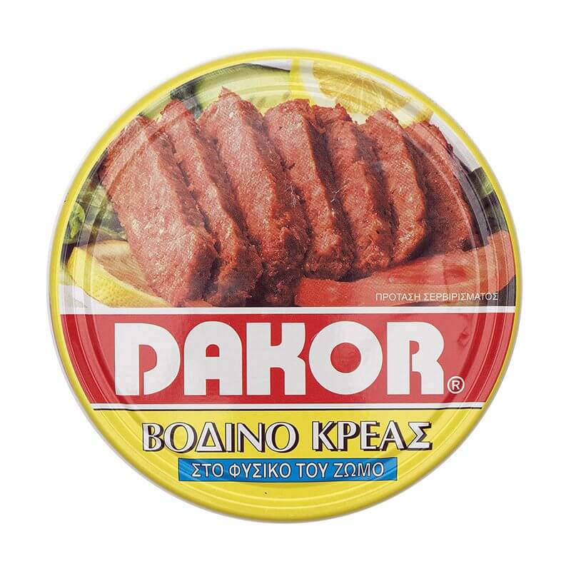 Βοδινό Κονσέρβα 200gr Dakor