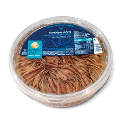 Αντζούγια Φιλέτο 1.8kg North Evia