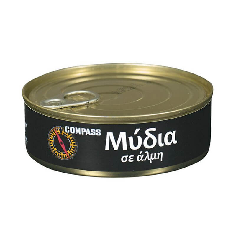 Μύδια σε Άλμη 200gr Compass